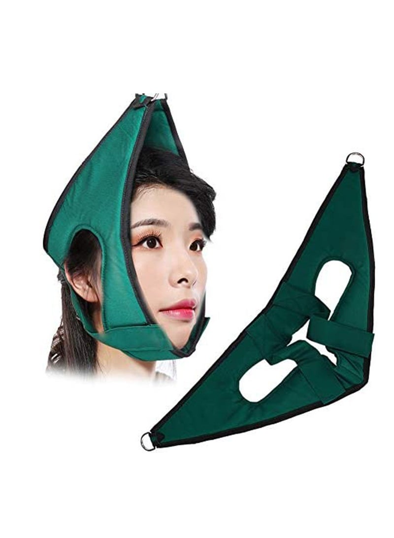 SYOSI Cervical Traction Device Hammock for Neck Adjustable Neck Pain Recovery Belt Head Hammock Portable Decompression Cervical Traction Device Head Hammock for Neck Shoulder Pain Relief  - Image 1