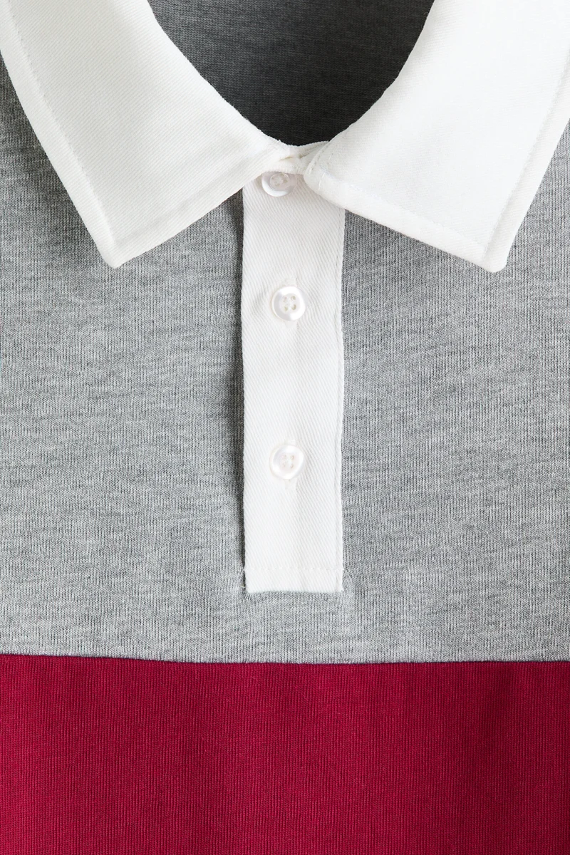 H&M  Regular Fit Cotton rugby shirt for Men | Best Price UAE