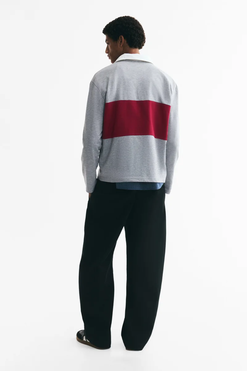 H&M  Regular Fit Cotton rugby shirt for Men | Best Price UAE