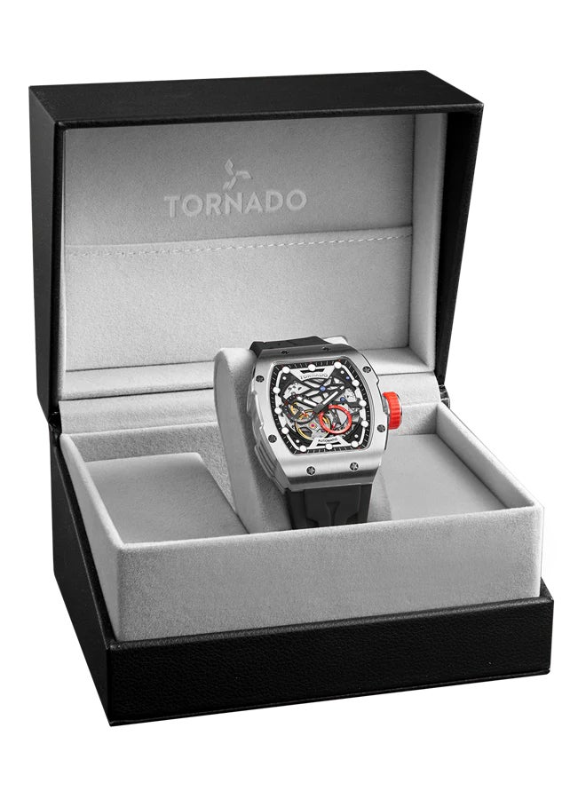 TORNADO Men's Silicone Automatic Watch T24302-SSBB - 38.5mmx49mm mm  - Image 4