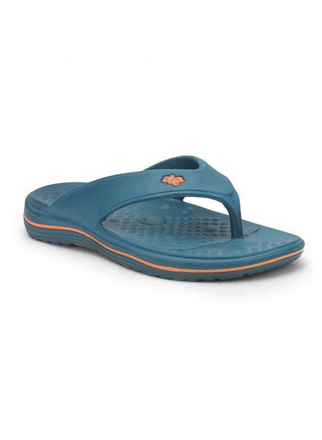 Liberty A-HA BEACHTIME Casual Slipper For Men With EVA Sole | Durable & Lightweight | Stylish Flip-Flop | Cushioned Footbed | Comfortable Fit for Every Occasion (T.Blue - 11 UK) - Image 3