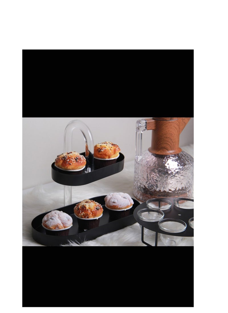 MARS Q - Cake and sweets holder with a distinctive design - Image 1