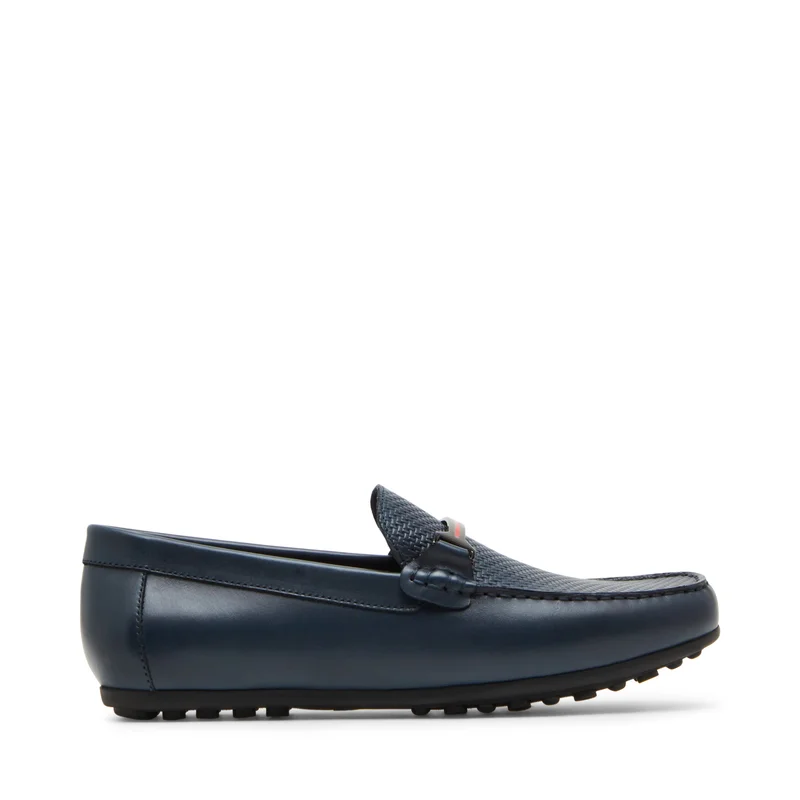 ستيف مادن Golberg Navy Blue Men's Casual Shoes