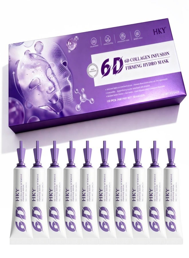 HKY 6D Collagen Niacinamide Peel Off Face Mask – PDRN & Ectoin, Salmon Egg Extract & Fibronectin for Firming & Repair – Conopeptide & Peptides, Sea Fennel Stem Cell – Anti-Aging, Brightening - Image 1