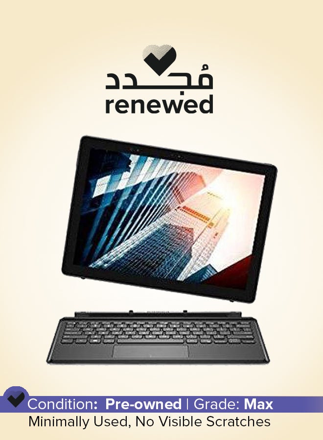 Renewed - Latitude 5285 2 in 1 Laptop With 12.3-Inch Touchscreen Display,Intel Core i7 Processor/7th Gen/16GB RAM/512GB SSD/Intel UHD Graphics 620 English Black