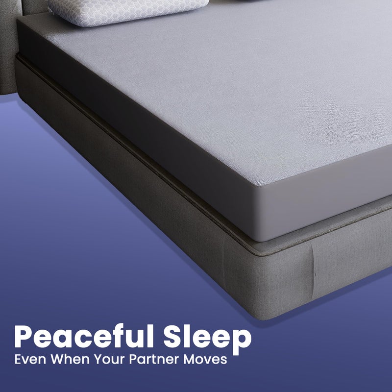 CareFoam 100% Waterproof Premium Cotton Mattress Protector | Breathable and Hypoallergenic Ultra Soft Fitted Bed Protector | King XL - 78 x 72 Inch, Fits 10 Inch Grey | Standard King beds - Image 5
