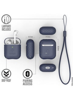 Catalyst Case For Airpods 1 & 2 Midnight Blue  - Image 2