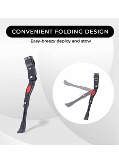 ENDLESS  Endless EL1055 Cycle Stand can Adjustable Between 24-29 Inch | Black | Material : Aluminium Alloy | High Quality Bike Side Kickstand with Double Nut | For All types Cycles or Bikes  - Image 5