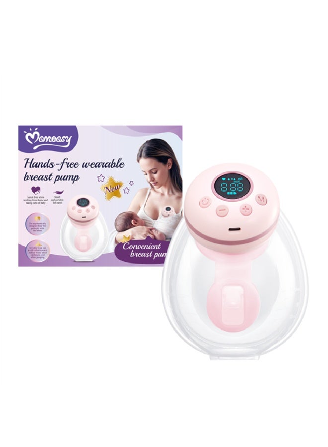 Momeasy Hands free Wearable Breast Pump 24MM Breast Shield, Pumping More Faster and Easier - Image 1