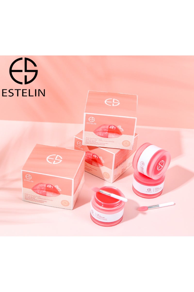 إستيلين مقشر الشفاه بالسكر والكرز وقناع الشفاه وبلسم الشفاه - Image 1