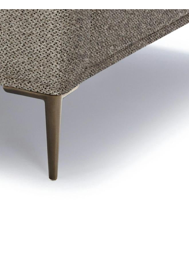 LOFT HERO, SOFA 2.5 SEAT, 230X107X84, FABRIC, LIGHT BROWN WITH TITANIUM LEGS 560/FH10A. - Image 4