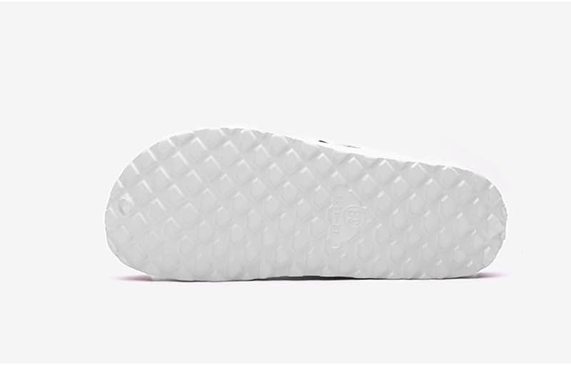AioTio Comfortable Protective Closed Toe Slippers - Water-Resistant, Lightweight, Slip-Resistant, Adjustable Upper for Home Use (White, Size 38) - Image 4