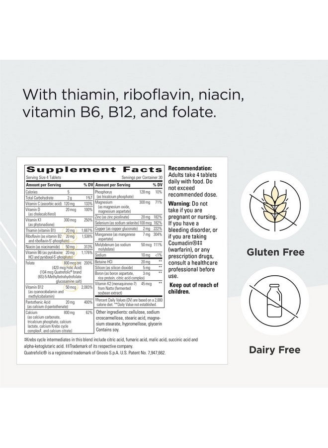 Integrative Therapeutics OsteoPrime Ultra - Comprehensive Bone Health Formula to Support Calcium Absorption * - Supplement with Vitamin D, Vitamin C, Magnesium, Zinc & Niacin - 120 Tablets - Image 2