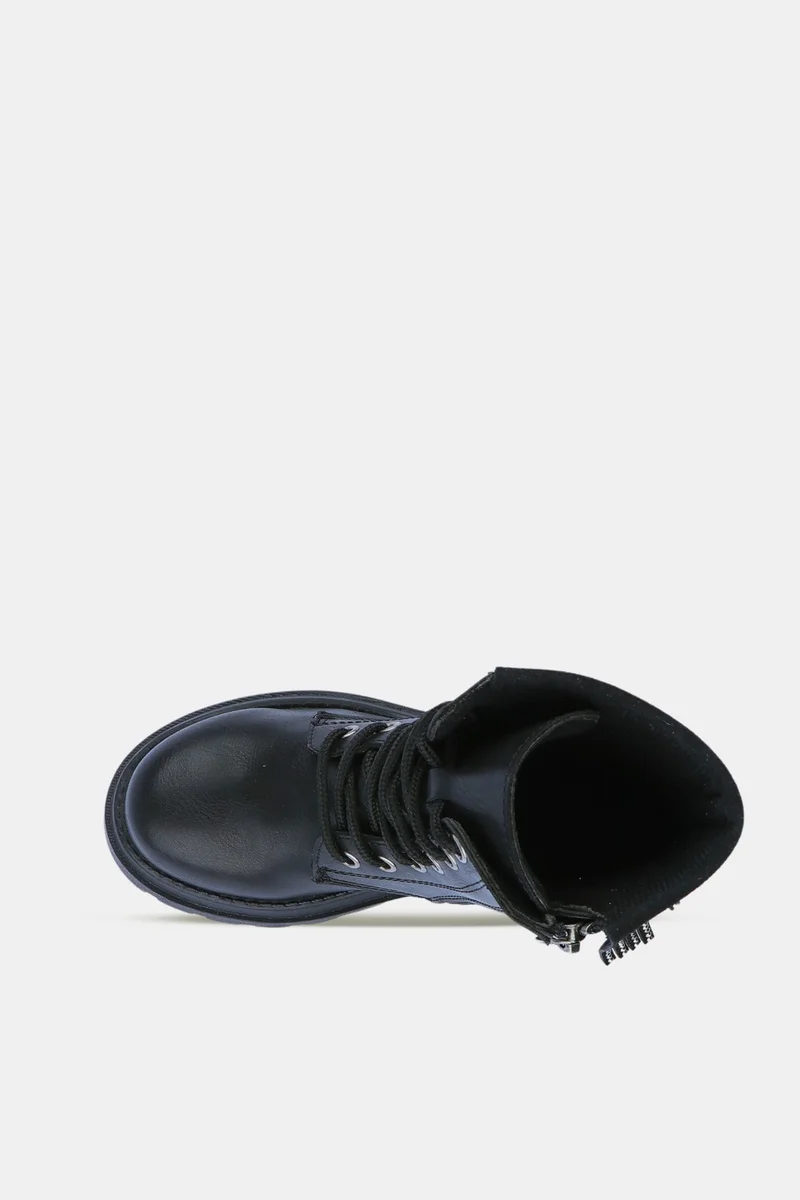 VICCO Rebecca Tasseled Girls Black Boots
