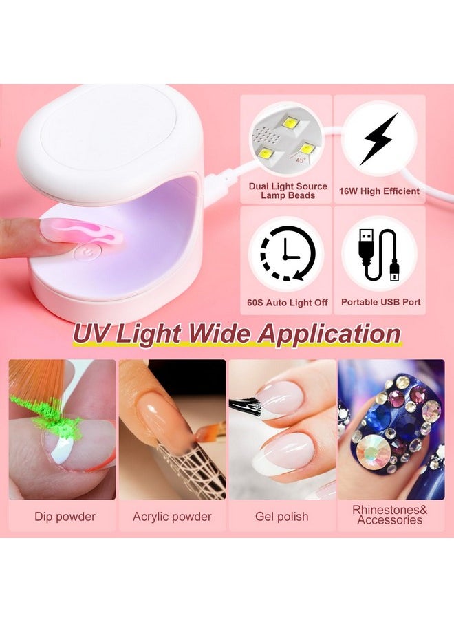 MAJOR DIJIT Gel X Nail Kit - Beginner Gel Nail Set With Nail Drill, 0.5Oz 4-In-1 Nail Glue Gel, 500Pcs Short Square Nail Tips, Uv Lamp For Nail Extension & Art  - Image 3