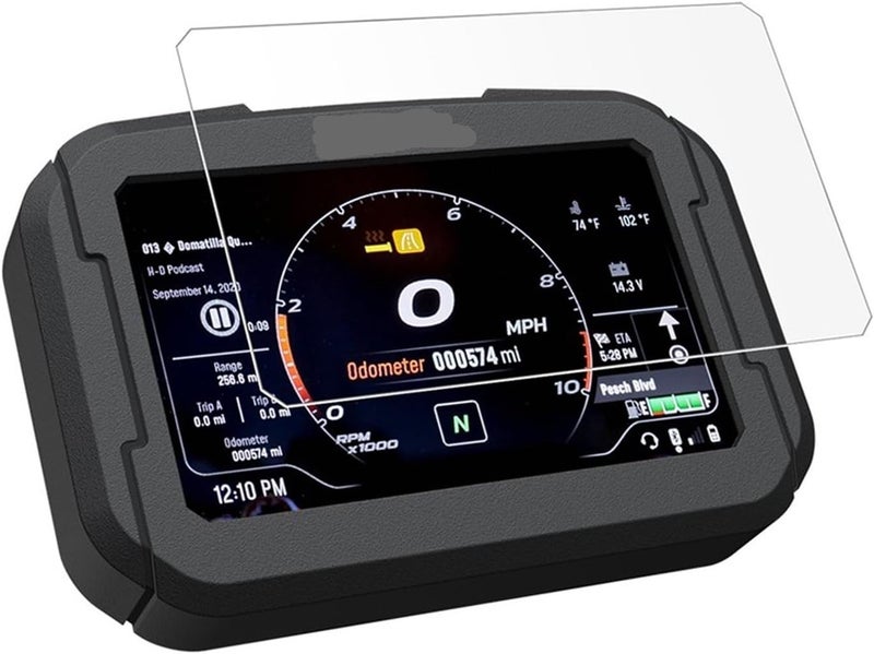 Vuzmode Motorcycle Dashboard Scratch Protection Film - Image 1