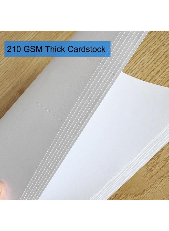 MR-LABEL Name Badge Inserts Insert Badge Refill Twosides Printable Card Stock Microperforated White Compatible With Inkjet/Laser Printer (25 Sheets 150 Badge Inserts 3 X 4 Inch) - Image 4