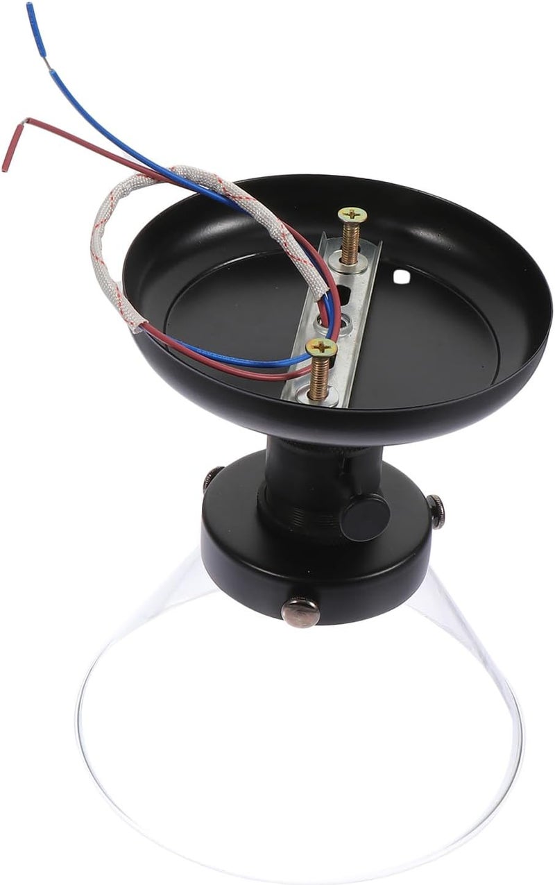 Angoily American Retro Style Ceiling Lamp Glass Ceiling Light Easy Install Modern Living Room Light Fixture - Image 1