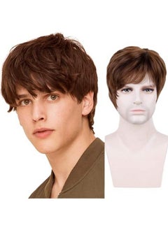 Easily To Attach And Removed Full Head Hair Wigs For Men And Boys Natural Brown Pack Of 1 - pzsku/Z67D7C6128974E13A7A54Z/45/_/1690022081/52a85040-0e9a-41a1-adf6-a1ede60a8e75