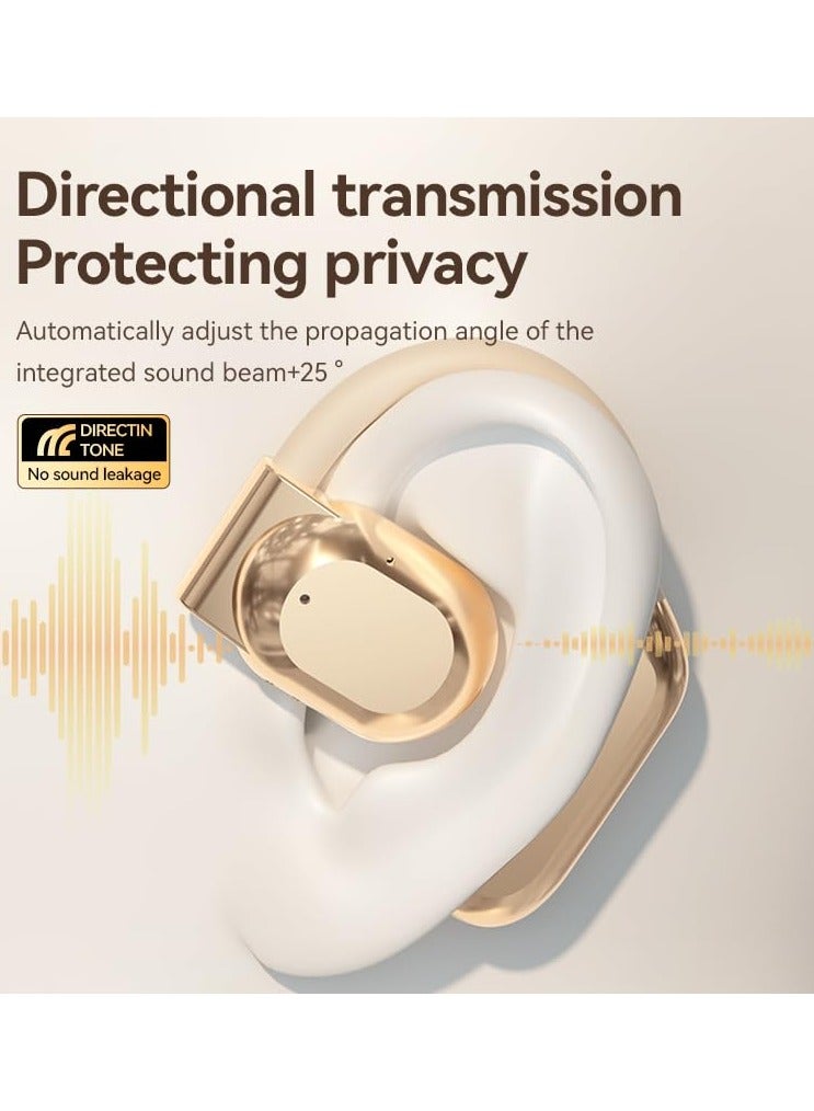 SYOSI Wireless Earbuds Bluetooth Headphones, Bluetooth 5.4 Earphones, Playback Ear Buds Waterproof Wireless Charging Case and Dual Power Display, Over-Ear Stereo Bass Earphones - Image 5