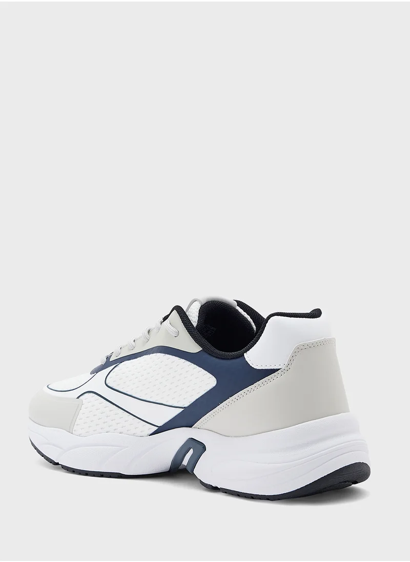 Calvin Klein Jeans RETRO TENNIS KNIT TRAINERS