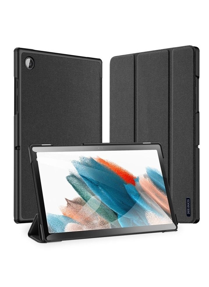 DUX DUCIS Dux Ducis Domo Series Horizontal Flip Magnetic PU Leather Case with Three folding Holder For Samsung Galaxy Tab A8 X200/X205 10.5 Inch (Black)  - Image 1