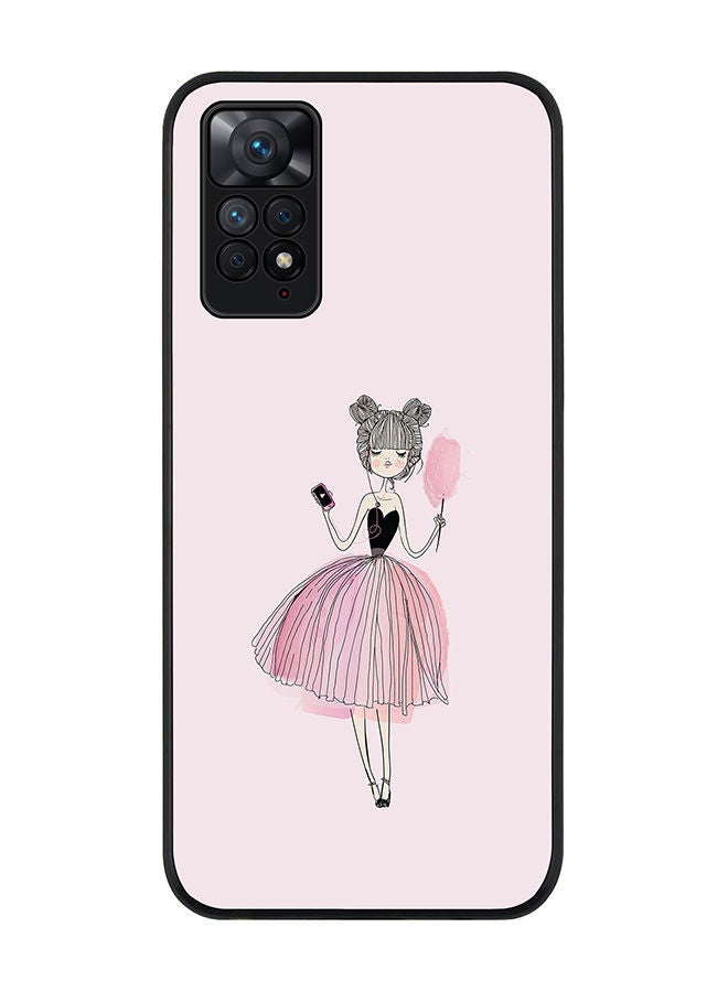 Stylizedd Rugged Black edge case for Redmi Note 11 4G/Redmi Note 11S Slim fit Soft Case Flexible Rubber Edges Anti Drop TPU Gel Thin Cover - Lost in Music - Image 1