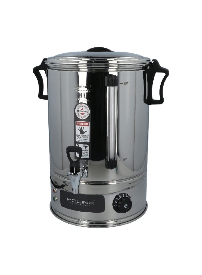 MCLINE 2500W Water Boiler Silver and Black 40 L MCWB40L - Image 2