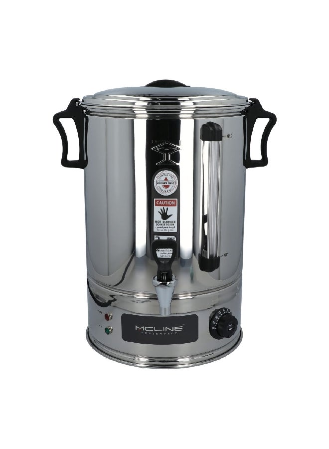 MCLINE 2500W Water Boiler Silver and Black 40 L MCWB40L - Image 1