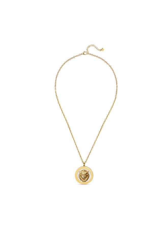 Guy Laroche Leonie Yellow Gold Plated Stainless Steel Pendant Necklace for Women - Image 1