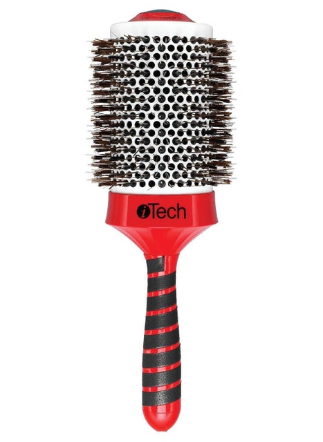 HairArt Itech Magnetic Tourmaline Boar and Nylon Bristle Hair Brush 3 34 Inch