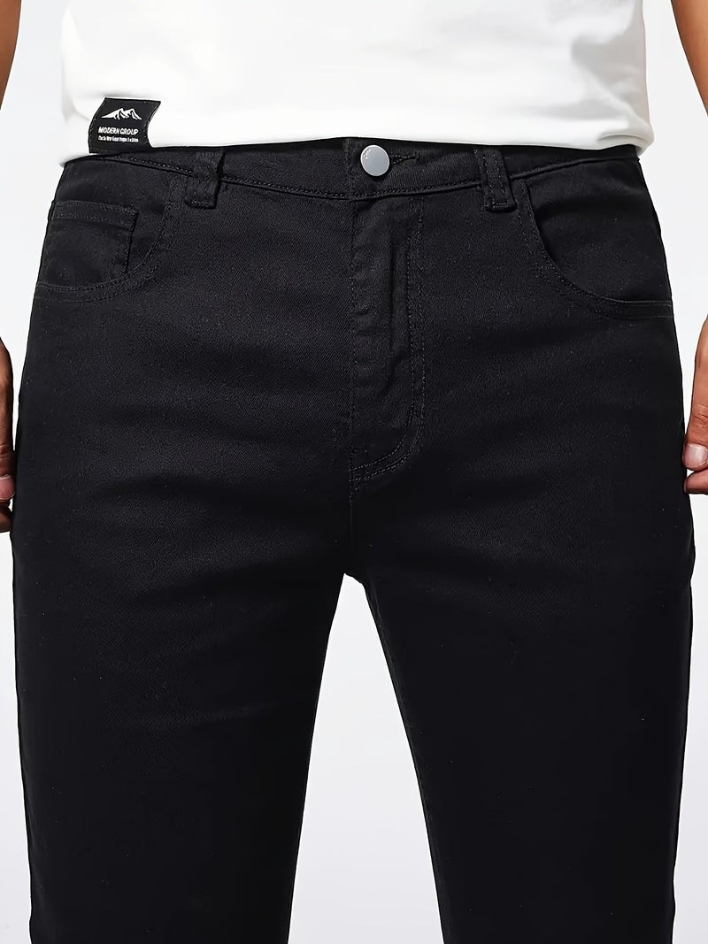 Men's Stretch Denim Flared Jeans - Image 5