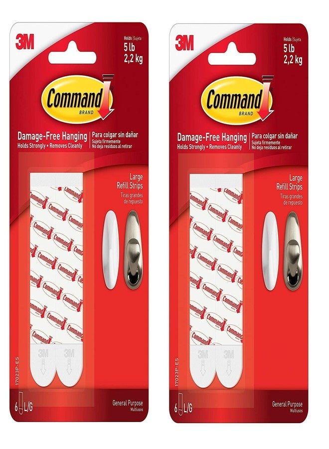 Command Mounting Refill Strips, Large, 12-Strip - Image 1