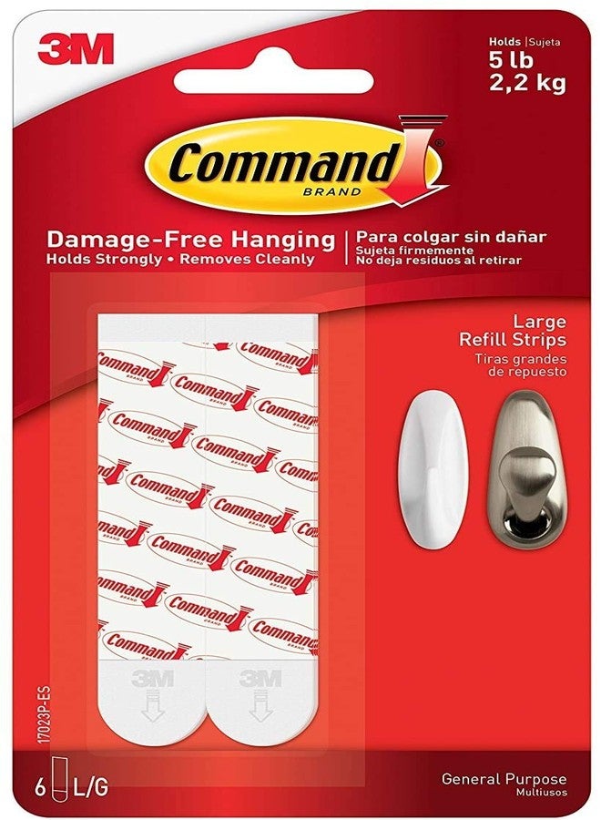 Command Mounting Refill Strips, Large, 12-Strip - Image 2