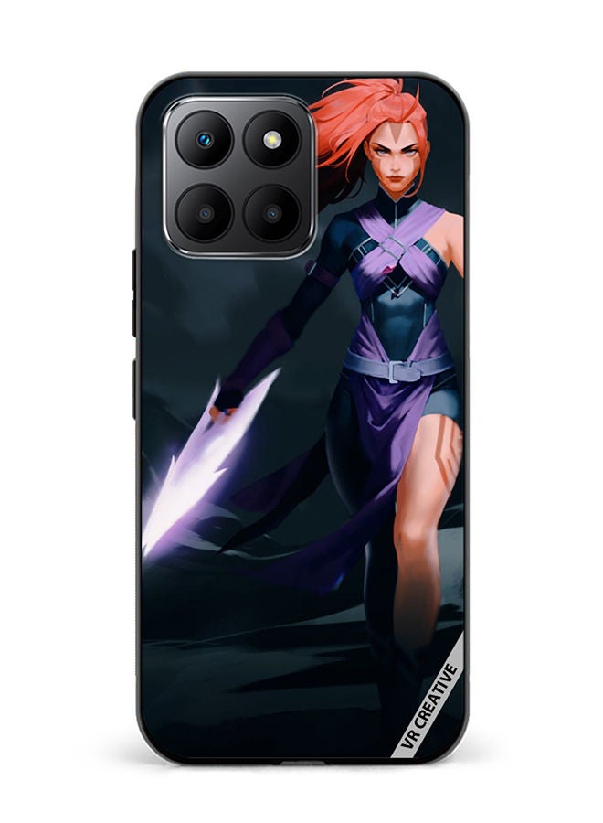 VR CREATIVE Protective Case Cover For Honor 70 Lite Anti-Mage Lady Dota 2 Design Multicolour - Image 1