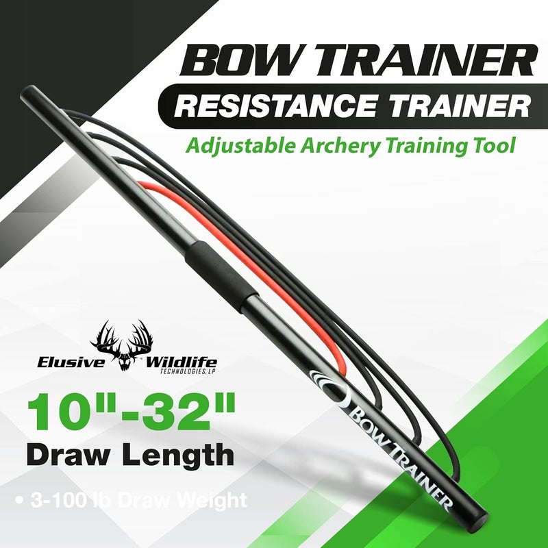 BOW TRAINER Resistance Trainer - Adjustable Archery Training Tool with 10"- 32" Draw Length & 1-100 lb Draw Weight - Enhance Strength, Stamina & Technique for Bow Enthusiasts - Image 2