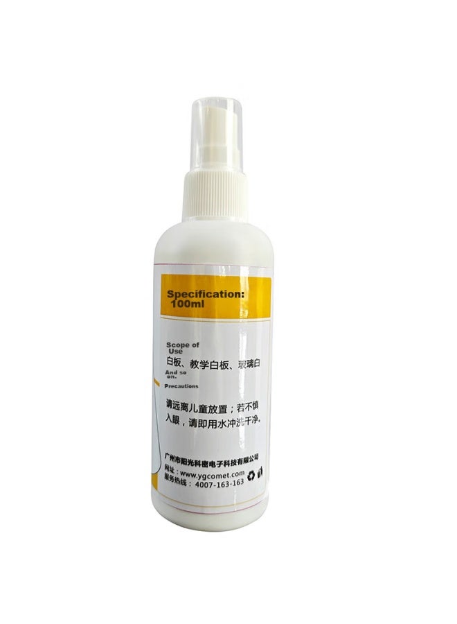 Kemi (comet) Whiteboard Cleaning Kit: 100ml Cleaner (suitable For Whiteboard/blackboard/greenboard) + Cleaning Cloth, Whiteboard Accessory Cmqj100 - Image 3