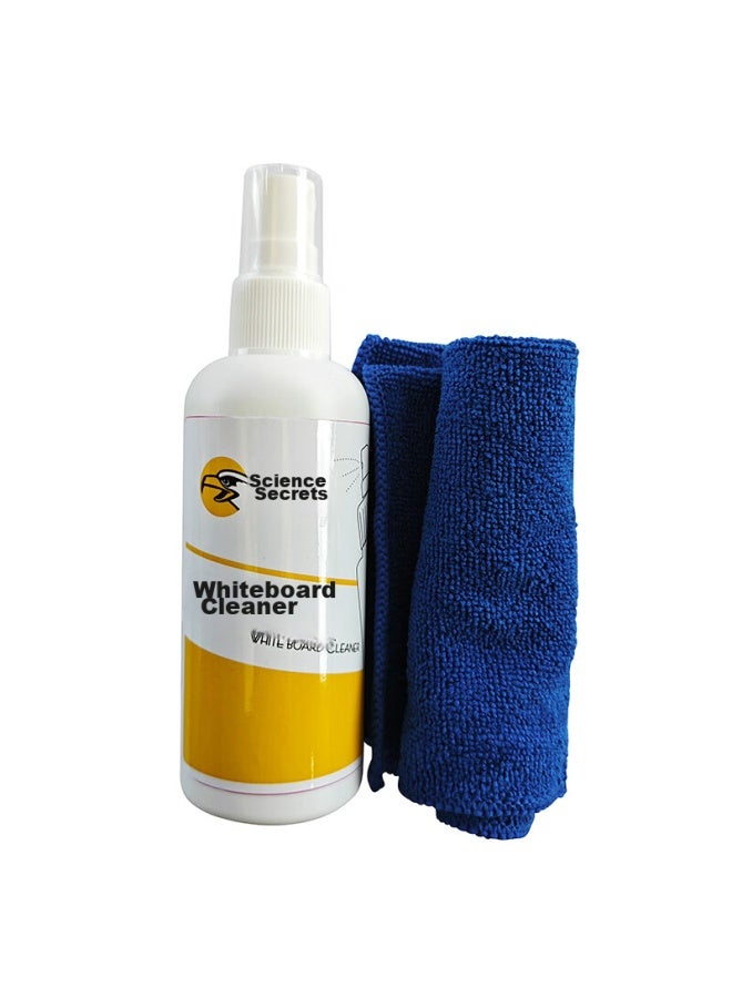 Kemi (comet) Whiteboard Cleaning Kit: 100ml Cleaner (suitable For Whiteboard/blackboard/greenboard) + Cleaning Cloth, Whiteboard Accessory Cmqj100 - Image 2