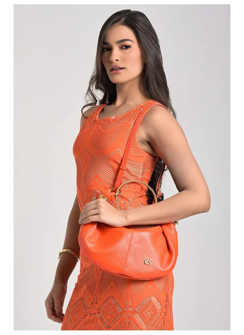 Carmen Steffens  Orange Coral Bracelet Bag for Women | Best Price UAE