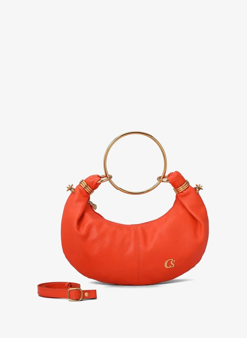 Carmen Steffens  Orange Coral Bracelet Bag for Women | Best Price UAE