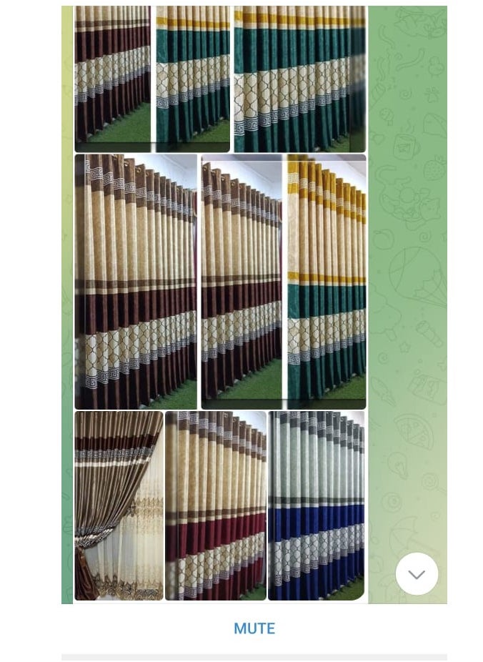 Generic - Soft ribbed curtain - Image 1