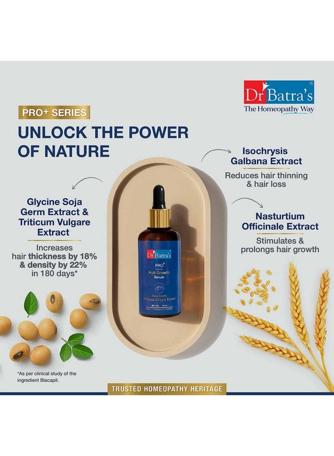 دكتور باترا سيروم نمو الشعر برو+ من دكتور باترا، 50 جم، عبوة من مصل طبيعي مكونة من قطعتين - Image 4