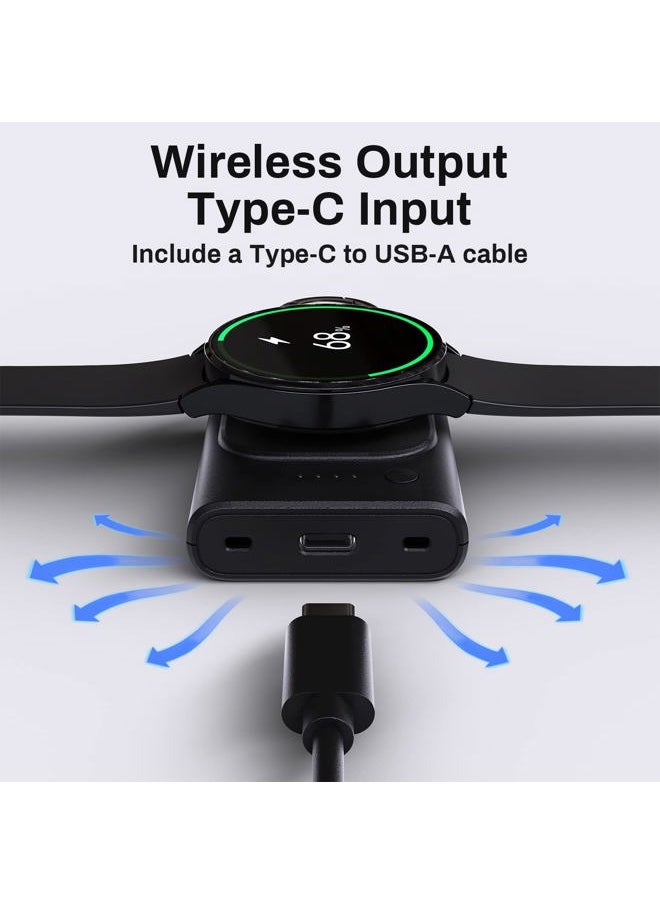 Phelinta Watch Charger for Galaxy Watch 7 Ultra, 1800mAh Portable Charger for Samsung Galaxy Watch 7/Ultra/6/6 Classic/5/5 Pro/4/3/Active 2, for Samsung Gear S3/Sport Watch Charger with Keychain  - Image 5