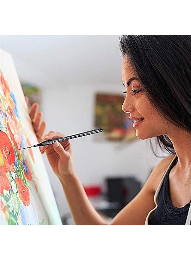 فايلكس مجموعة فرش طلاء دقيقة 15 قطعة للاكريليك والماء والزيت - Image 5