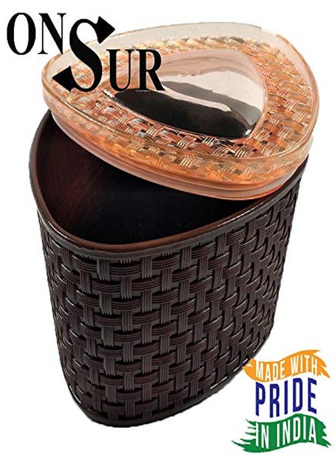ONSUR Dry Fruit Box Storage Containers- Plastic Multipurpose Gift Box/Aachar Pickle Container/Mukhwas Tray/Chatneys/Dining Spice Stand/Masala Box/Snacks. Set of 2 � Assorted - Image 4