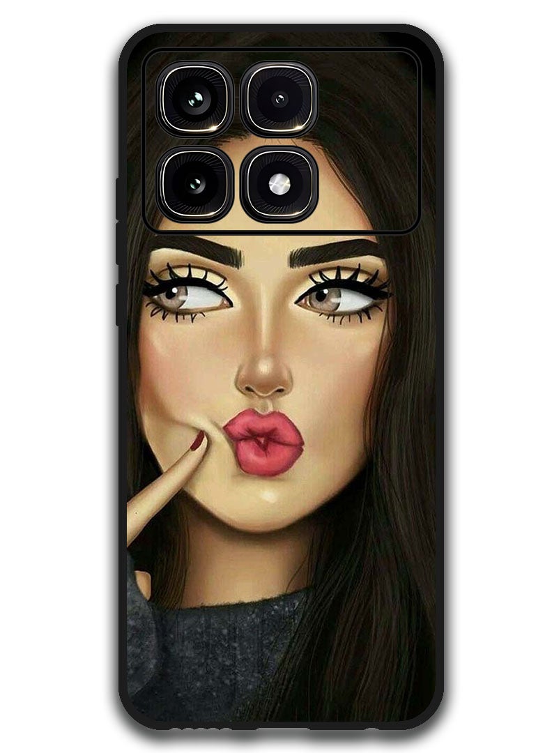 Theodor Protective Case Anti Scratch Shock Proof Bumper Cover For Xiaomi Redmi K70 Ultra Dimple Girl - Image 1