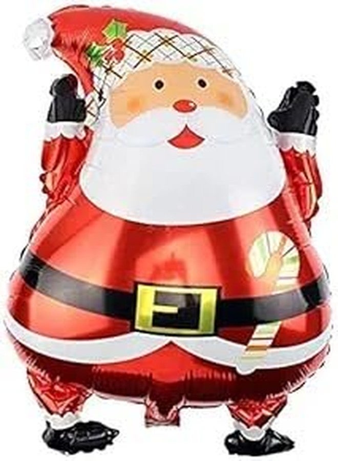 ZERECORD 16" GOLD Merry Christmas letter Foil Balloon and 1 pcs santa foil balloon Merry Xmas Party Decoration Christmas - Image 5