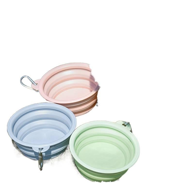 Collapsible Pet Bowl Silicone Portable with Design Portable Travel Silicone Build and Outdoor Use for dogs cats walks and outdoor feeding - Image 4