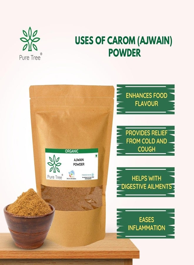 Pure Tree Certified Organic Ajwain Powder | 350 g | Carom Seed Powder | Ajavain | Omam Powder Gluten-Free | Vamu Seeds | Ajowan | Ayamodakam Seeds Rich In Antioxidants - Image 5