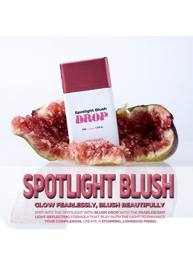 MIGUHARA MIGUHARA Spotlight Blush Drop (Sugar Fairy) | Luminous Rosy Cheek | Skincare-Infused Hydrating Formula | Vegan Certified | Natural Radiance | Buildable Color | All Skin Types | 1.01 fl oz  - Image 2